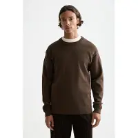 Scotch & Soda Merino Double Face Dropped Shoulder Crewneck Demitasse Taglia: XL | Maglioni a maglia Outlet | Uomo