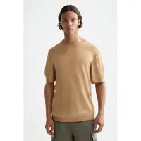 Scotch & Soda Knitted Relaxed Fit T-shirt Tannin Taglia: S | Maglioni a maglia Outlet | Uomo