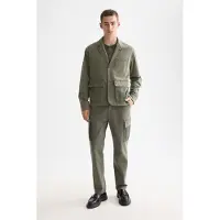 Scotch & Soda Cotton-blend Garment-dyed Boxy Fit Blazer Jacket Thyme Taglia: S | Blazers Outlet | Uomo