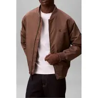 Calvin Klein Long Sleeve Jeans Hero Bomber Jacket Warm Oak Taglia: XXL | Bomber Outlet | Uomo
