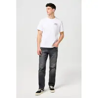 Wrangler Embroidery Tee Worn White Taglia: L | T-shirt stampate Outlet | Uomo | Bianco