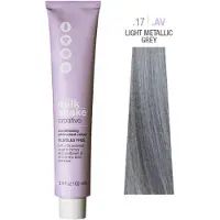 Milk shake Creative Tinta permanente per capelli .17.AV Grigio metallizzato chiaro 100 ml — Tinta Permanente Capelli
