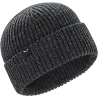 Salewa Re-Zebru Knit Beanie Berretto (58 cm, nero/grigio)