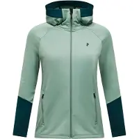 Peak Performance Women's Rider Essentials Zip Hood Giacca in pile Donna (XS, turchese)