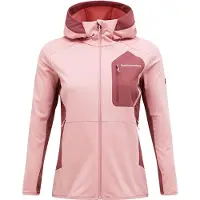 Peak Performance Women's Utility Light Zip Hood Giacca in pile Donna (S, fuchsia)