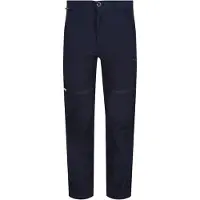 Regatta Kid's Junior Highton Stretch Zip Off Trousers Pantaloni zip off Bambini (7-8 Years, blu)
