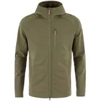Fjällräven Keb Fleece Hoodie Giacca in pile Uomo (S, olivia)