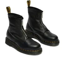Dr. Martens per donna. 42352001 Stivali in pelle 1460 con cerniera nera (37), Nero, Basso, Casual