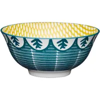Kitchencraft Ciotola In Ceramica Con Stampa Fogliare