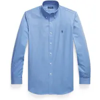 Ralph Lauren per uomo. 710928255003 Camicia in popeline elasticizzato blu su misura (XXL), Casual, Cotone, Classico, Manica lunga
