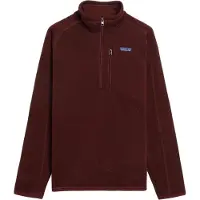 Patagonia Better Sweater 1/4 Zip Pullover in pile Uomo (M, marrone)