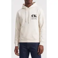 Calvin Klein Long Sleeve Classic 350gsm Terry Eu Bomber Tofu Taglia: XXL | Felpe con cappuccio Outlet | Uomo