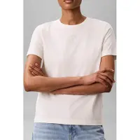 Calvin Klein Short Sleeve 20s Jersey Emblem Tee Tofu Taglia: M | Maglie Sportivi Outlet | Donna