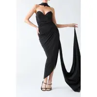 Guess Marciano GUESS Alva Bustier Dress Jet Black A996 Taglia: 42 | Maxi abiti Outlet | Donna | Nero