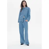 Baum und pferdgarten Bo Jacket Blue Pinstripe Denim Taglia: 34 | Giacche di jeans Outlet | Donna | Blu