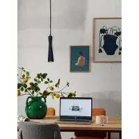 It´s about RoMi si tratta di RoMi - Lampada a sospensione Bordeaux - Nero - 6x6x26cm Lampada a sospensione - Lampada da tavolo - Lampada da soggiorno - Lampada da camera da letto - Soggiorno