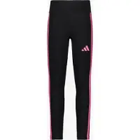 Adidas Girl's 3-Stripes Leggings 230 Leggings Bambini (170, nero)