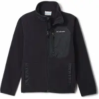 Columbia Kid's Fast Trek V Full Zip Giacca in pile Bambini (XS, nero)