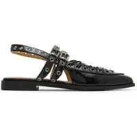 Steve madden Galanti Flat Shoes Black Patent Taglia: 42 | Infradito Outlet | Donna | Nero