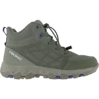 Viking Kid's Track Mid Waterproof SL Scarpe da trekking Bambini (38, olivia)