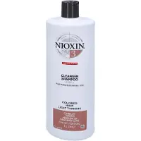 Nioxin System 3 Cleanser Capelli Fini da Normali a Diradati Trattati Chimicamente 1000 ml — Shampoo