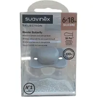 Suavinex Succhietto Fisiologico Silicone 6-18 Mesi Colore Casuale — Succhietto