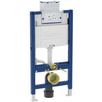 Geberit Duofix, élément pour WC suspendu, 98cm, avec Omega, chasse d'eau à encastrer 12cm, 111.030.00.2, 111.030.00.2