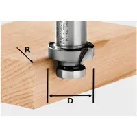 Festool Fresa per arrotondare HW raggio 6 mm