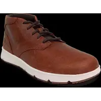 Timberland per uomo. TB0A6C7TEM61 Sneakers Parker Street in pelle marrone a taglio medio (43), Basso, Stringhe, Casual