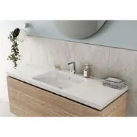 Hansa HANSASTELA Mitigeur de lavabo, sans contact, alimentation par pile 6V, saillie : 105 mm, 57162279, 57162279