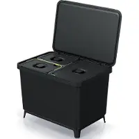 Keden Bidone Della Raccolta Differenziata 2x10l+1x23l Systema 56x39x41 Cm
