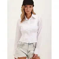 Bigdart Camicia da donna bianco