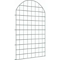 vidaXL , set di recinzioni per laghetto, 8 pezzi, 50 x 80 cm, acciaio, colore verde