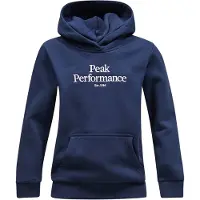 Peak Performance Kid's Junior Original Hood Felpa con cappuccio Bambini (130, blu)