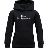 Peak Performance Kid's Junior Original Hood Felpa con cappuccio Bambini (130, nero)