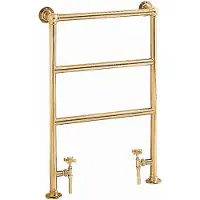 Casa Padrino riscaldatore bagno oro 850 x 575 mm - radiatore per asciugamani - radiatore bagno vintage portasciugamani