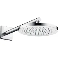 Hansgrohe AXOR ShowerSolutions bras de douche, 390mm, carré, 26436000, 26436000