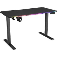 Cougar E-Ares 120, Diritta, Forma rettangolare, Gaming, Fibra di carbonio, Opaca, Nera