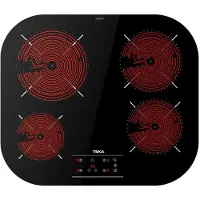 Teka Piano Cottura In Vetroceramica Total Tcc 64310 60 Cm 4 Fuochi