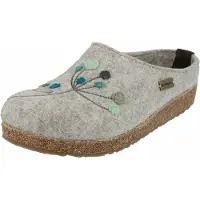 Haflinger Women's Grizzly Amaya Pantofole Donna (39, grigio)