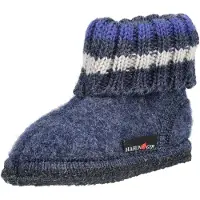 Haflinger Kids Paul Pantofole Bambini (27, blu)