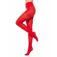 Glamory Collant 'Overt Microfaser Strumpfhose' rosso