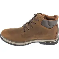 SKECHERS per uomo. 204394 Tronchetto Segment 2.0 Brodgen in pelle marrone (46), Basso, Stringhe, Casual