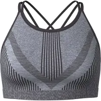 Smartwool Women's Intraknit Strappy Bra Reggiseno sportivo Donna (XS, nero)