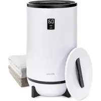 SereneLife Secchio scaldasalviette elettrico, asciugatore con timer, scaldasalviette per 2 asciugamani, risparmio energetico e mobile con protezione da surriscaldamento