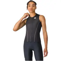Castelli Women's Anima Flow Sleeveless Singlet ciclismo Donna (S, grigio)