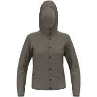 Salewa Women's Sarner Undyed Wool Hooded Jacket Giacca di lana Donna (42, grigio/marrone)
