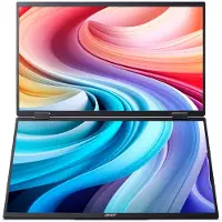 Acer PD3 PD163QT, Schermo Doppio Pieghevole Portatile, Touch, 15.6" Full HD, IPS, AdaptiveSync