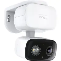 TP-LINK Tapo C216, telecamera di sicurezza IP, per interni, cablata e wireless, Amazon Alexa e Google Assistant, da soffitto/parete/supporto, bianco