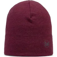Buff Midweight Merino Wool Hat Berretto (One Size, rosso)